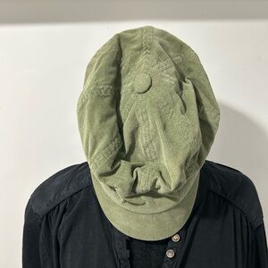H&M Green Corduroy Hat